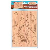 Миниатюра: Доска для выжигания MULTIART Истребитель