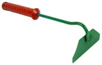 Миниатюра: Мотыжка сталь, окрашенная, широкое лезвие, пласт. ручка