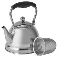 Миниатюра: Чайник заварочный нерж. 1000мл, съемный фильтр индукция ALPENKOK (12)