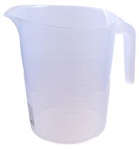 Миниатюра: Кружка мерная (кувшин) пласт. 5л, прозрачная Общепит