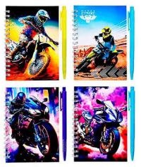 Миниатюра: Набор подар. MAZARI Motorbike  (блокнот 10*14см 38л.+авт.шар.ручка) асс.
