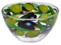 Миниатюра: Салатник 11см стекло Оливки (36)