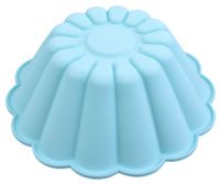 Миниатюра: Форма для выпечки силикон 16*16*5,7см Кекс (№11) цвет микс