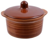 Миниатюра: Горшок для запекания (жаркого) 0,5л керамика Кастрюля