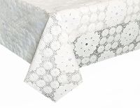 Миниатюра: Клеенка 1,32*22м ПВХ EASY LACE ажурная белая