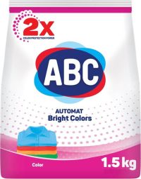 Миниатюра: Порошок стиральный 1500гр автомат АВС для цветного (Турция)