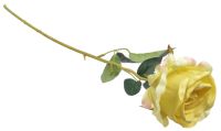 Миниатюра: Цветок искусственный 64см Роза  пластик микс