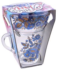 Миниатюра: Набор детский Ланч Милори (кружка 250мл.+салатник 250мл.)