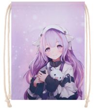 Миниатюра: Мешок для обуви КОКОС 36*44см Аниме милашка 240375 полиэстер,1отд.