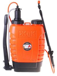 Миниатюра: Опрыскиватель (распылитель) пласт. 12л, пневматический, шланг 1,2м, фильтр, ранцевый ЖУК