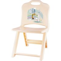 Миниатюра: Стульчик детский пласт., раскладной без подлокотников Giraffix цвет микс