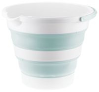 Миниатюра: Ведро пласт. 10л, складное ФЛЕКС морская волна