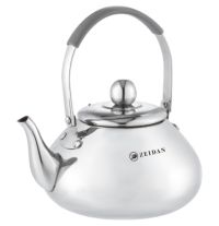 Миниатюра: Чайник заварочный нерж. 1000мл, съемный нерж. фильтр, ручка soft-touch, индукция Zeidan