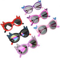 Миниатюра: Очки солнцезащитные детские, пластик, 124*37мм/130*41мм, 2 дизайна