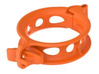 Миниатюра: Клипса (хомут) для подвязки растений (цветов) пласт. d3,5см, НАБОР 50шт, оранжевая