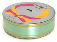 Миниатюра: Лента подарочная упаковочная однотонная, 1,5см*25м