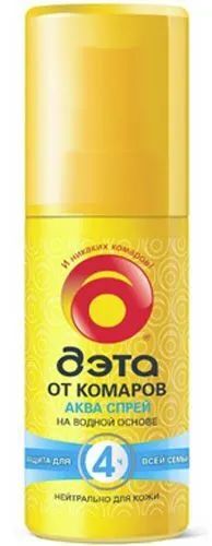 Миниатюра: Спрей от комаров, слепней, мошек 100мл Дэта AQUA