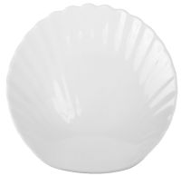 Миниатюра: Тарелка десертная 17,5см стеклокерамика Ракушка белый (72)