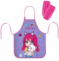 Миниатюра: Фартук для труда  46*54см нарукавники Anime hugs