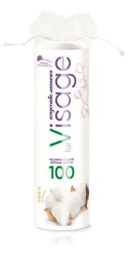 Миниатюра: Ватные диски 100шт НОВЫЕ ГОРИЗОНТЫ Visage