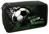 Миниатюра: Пенал 3отд. 190*115 ОНИКС Футбольный лозунг (87874) л/т