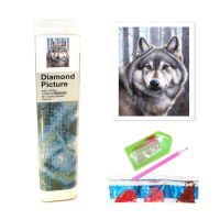 Миниатюра: Мозаика алмазная ПГС Волк 30*40см
