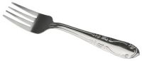 Миниатюра: Вилка столовая нерж. 18,7см, толщина 0,7мм Общепит (12)@