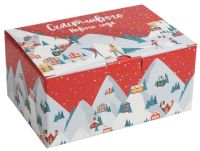 Миниатюра: Коробка подарочная новогодняя складная «Счастливого Нового года», 22*15*10см