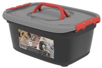 Миниатюра: Ящик для инструментов пласт.  468*342*211, со вкладышем, пласт. ручка, на защелках (8)