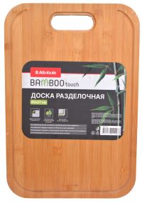 Миниатюра: Доска разделочная бамбук 40*27*1,5см BAMBOO TOUCH