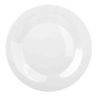 Миниатюра: Тарелка плоская 26,5см фарфор Белая (24)