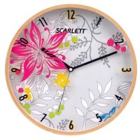 Миниатюра: Часы настенные 30,5см плавный ход Scarlett