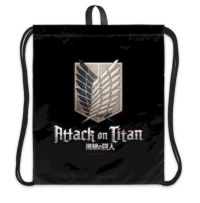 Миниатюра: Мешок для обуви ХАТ 41*49см Атака Титанов-Выпуск №1 14079 1отд.,с петлей д/подвеса