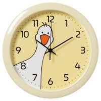 Миниатюра: Часы настенные 29см, круг, плавный ход, корпус желтый ГусьРубин