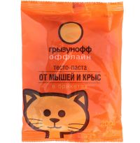 Миниатюра: Брикет тестосырный от грызунов 200г Грызунофф