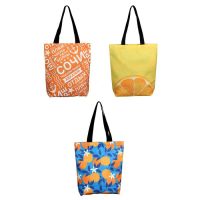 Миниатюра: Сумка пляжная полиэстер 37*35*8,5см 3 дизайна
