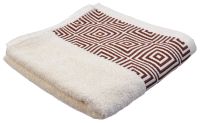 Миниатюра: Полотенце 50*90см махровое 400гр/м2 Лабиринт, цвет микс@