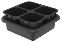 Миниатюра: Набор для рассады пласт. 6пр (235*235*100мм), кассета-горшок 0,6л 4 ячейки, вкладыши 4шт, поддон 3л