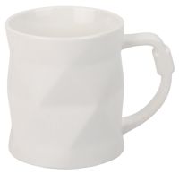 Миниатюра: Кружка 380мл фарфор Белая (72)