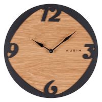 Миниатюра: Часы настенные 30см, круг, плавный ход, открытые стрелки, Классика Рубин