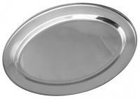Миниатюра: Блюдо нерж. 40*26,5*2,5см, овальное Катунь Профи