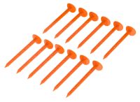 Миниатюра: Колышек садовый пласт. 17*4см, НАБОР 12шт, цвет микс