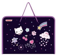 Миниатюра: Папка для труда на молнии с ручками ПИФАГОР А4 1 отд.,пластик,органайзер,Leapfrog