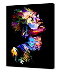 Миниатюра: Картина 40*50см холст (канвас) Портрет Абстракция