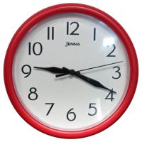 Миниатюра: Часы настенные 24,5*3,5см, пласт. круглые, плавный ход JENNA