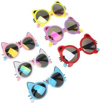 Миниатюра: Очки солнцезащитные детские, пластик, 122*41мм/116*44мм, 2 дизайна