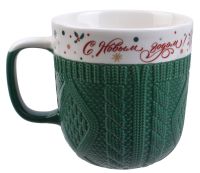 Миниатюра: Кружка 380мл новогодняя «Праздничное настроение» фарфор