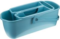 Миниатюра: Ведро пласт. 17л, с органайзером ГРАНД серо-голубой@