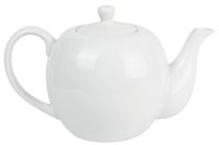 Миниатюра: Чайник заварочный фарфор 1100мл белый