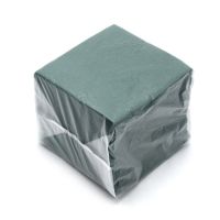 Миниатюра: Салфетки бумажные 24*24см 100шт интенсив зеленые (16)@